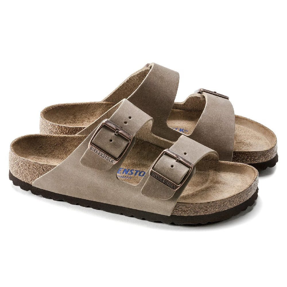 Unisex Birkenstock Arizona Soft Footbed Narrow Fit Toba Brown (0552813) Sneakers - Premium Brand Shoes for Men and Women