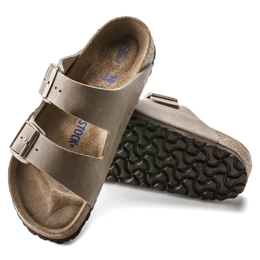 Unisex Birkenstock Arizona Soft Footbed Narrow Fit Toba Brown (0552813) Sneakers - Premium Brand Shoes for Men and Women