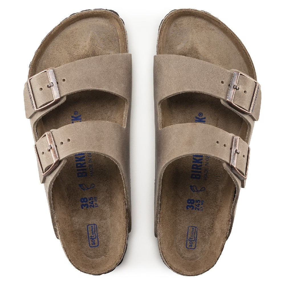 Unisex Birkenstock Arizona Soft Footbed Narrow Fit Toba Brown (0552813) Sneakers - Premium Brand Shoes for Men and Women