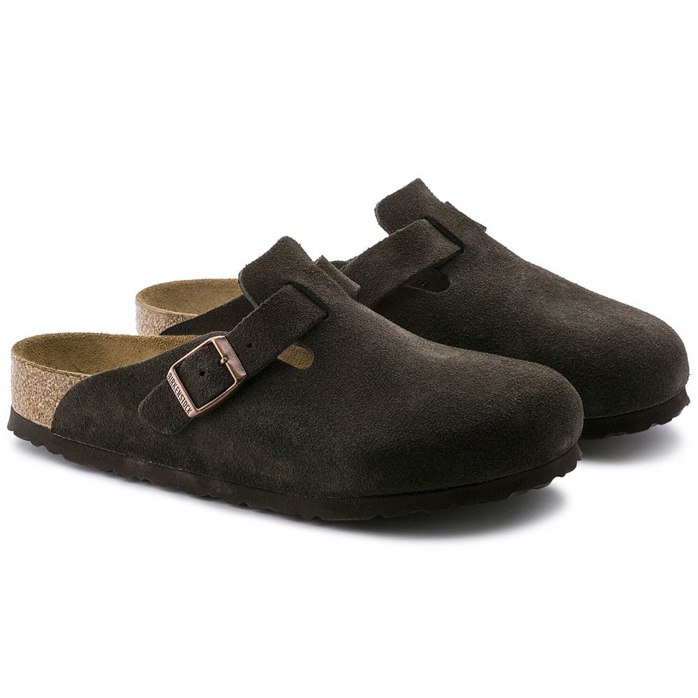 Unisex Birkenstock Boston Soft Footbed Narrow Fit Mocha (0660463) Sneakers - Premium Brand Shoes for Men and Women