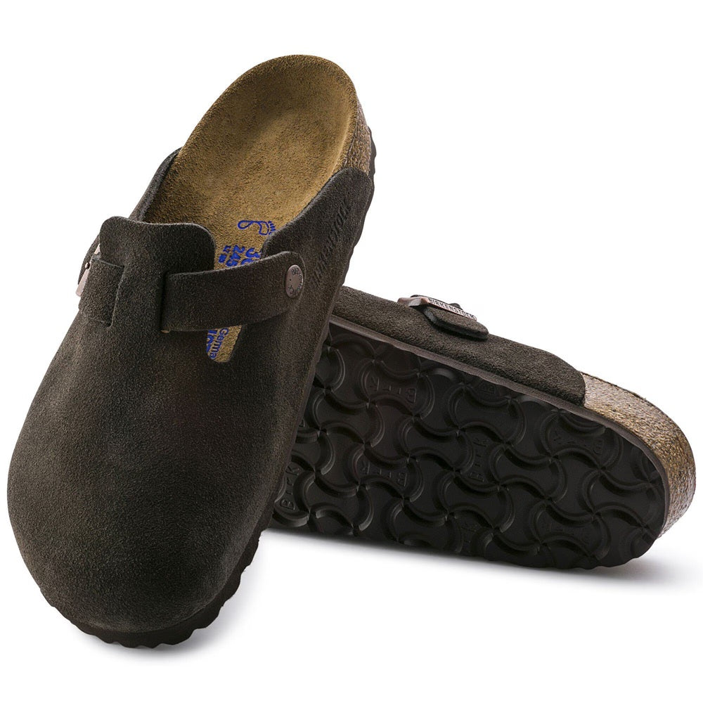 Unisex Birkenstock Boston Soft Footbed Narrow Fit Mocha (0660463) Sneakers - Premium Brand Shoes for Men and Women