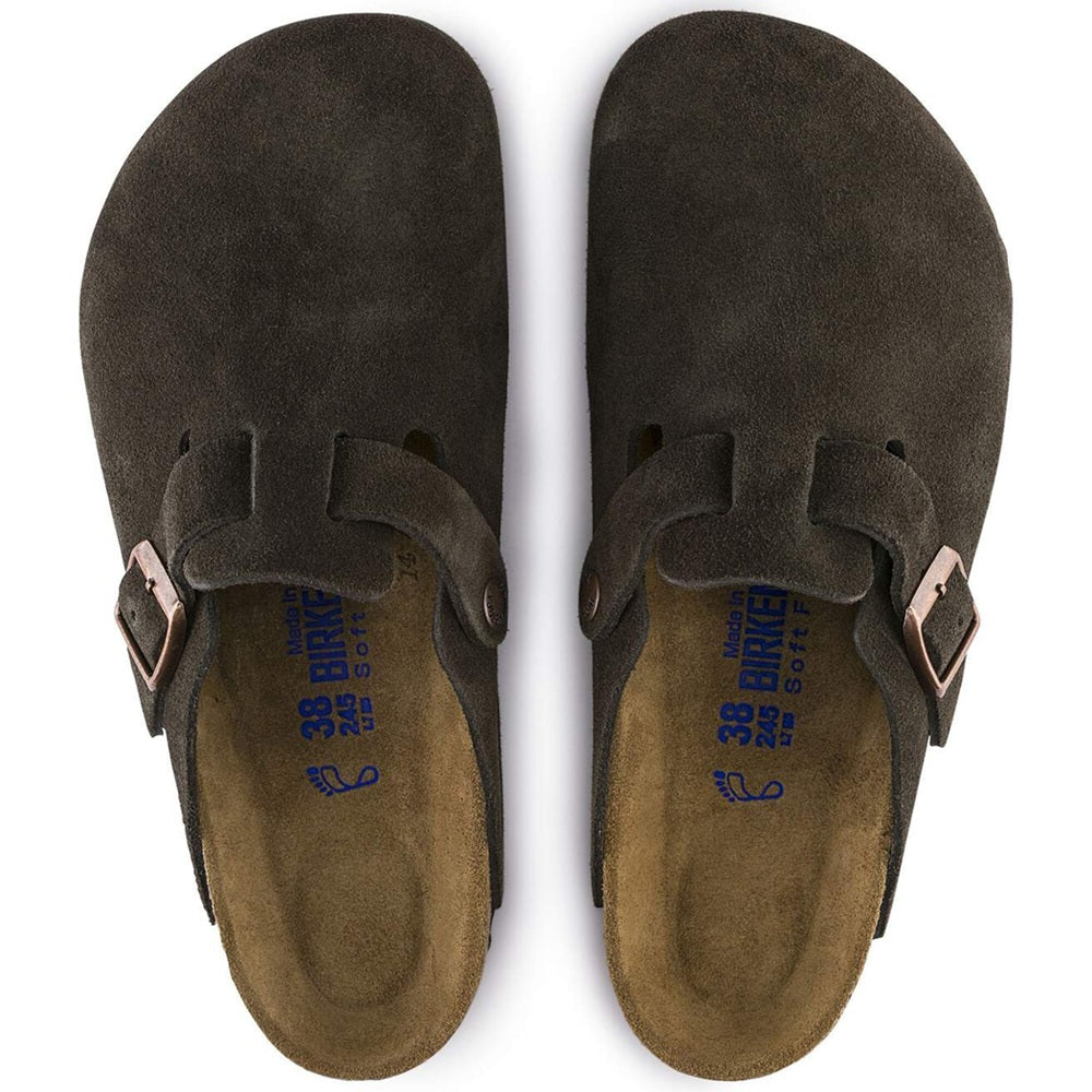 Unisex Birkenstock Boston Soft Footbed Narrow Fit Mocha (0660463) Sneakers - Premium Brand Shoes for Men and Women