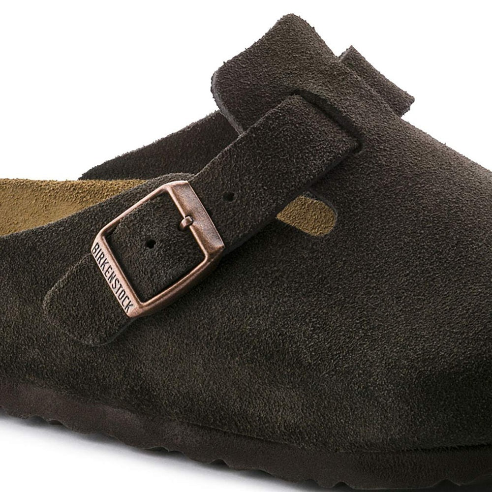 Unisex Birkenstock Boston Soft Footbed Narrow Fit Mocha (0660463) Sneakers - Premium Brand Shoes for Men and Women