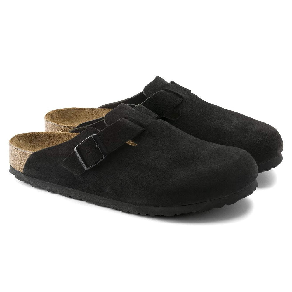 Unisex Birkenstock Boston Soft Footbed Black (0660471) Sneakers - Premium Brand Shoes for Men and Women