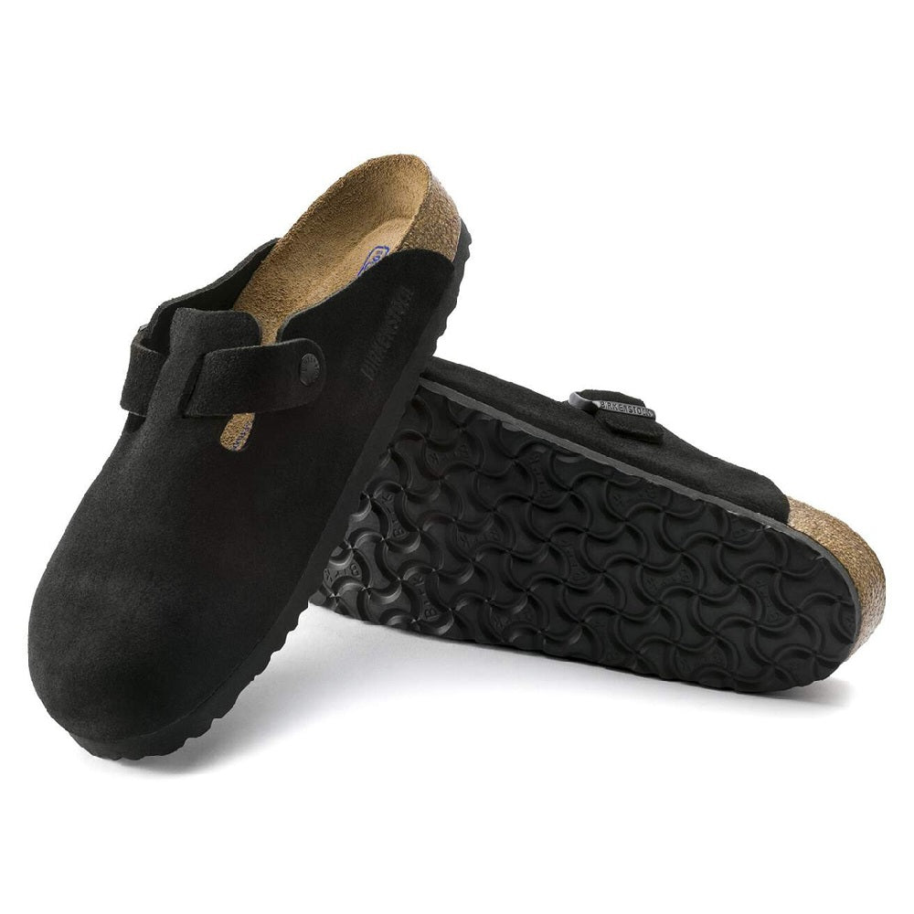 Unisex Birkenstock Boston Soft Footbed Narrow Fit Black (0660473) Sneakers - Premium Brand Shoes for Men and Women