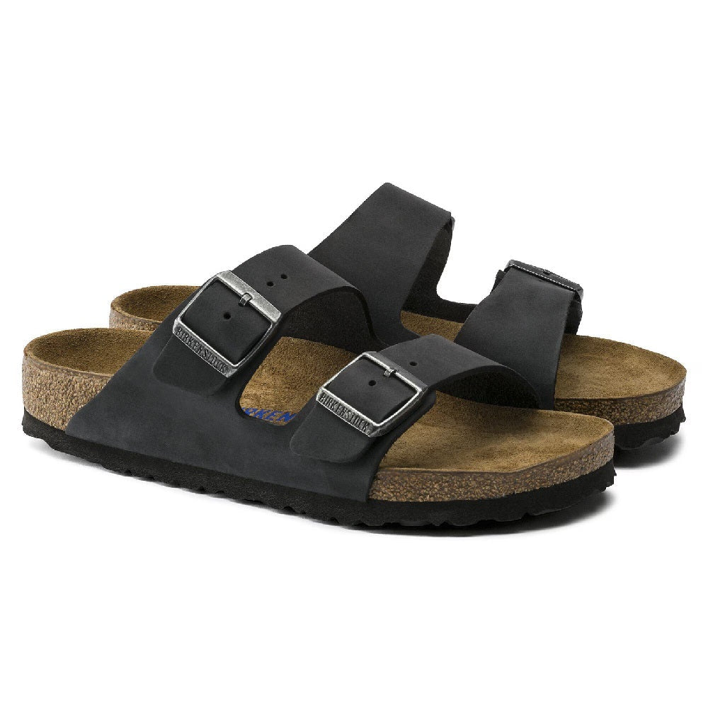 Unisex Birkenstock Arizona Soft Footbed Narrow Fit Black (0752483) Sneakers - Premium Brand Shoes for Men and Women