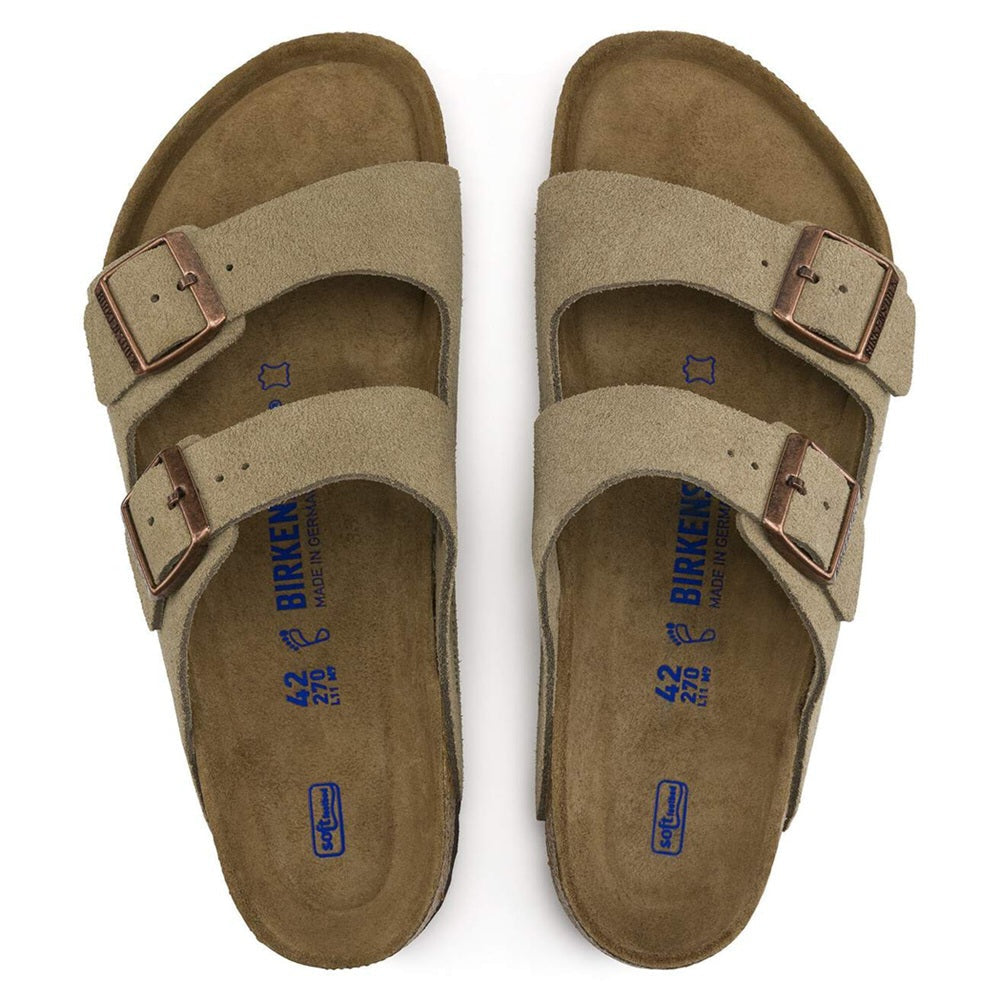 Unisex Birkenstock Arizona Soft Footbed Narrow Fit Taupe (0951303) Sneakers - Premium Brand Shoes for Men and Women