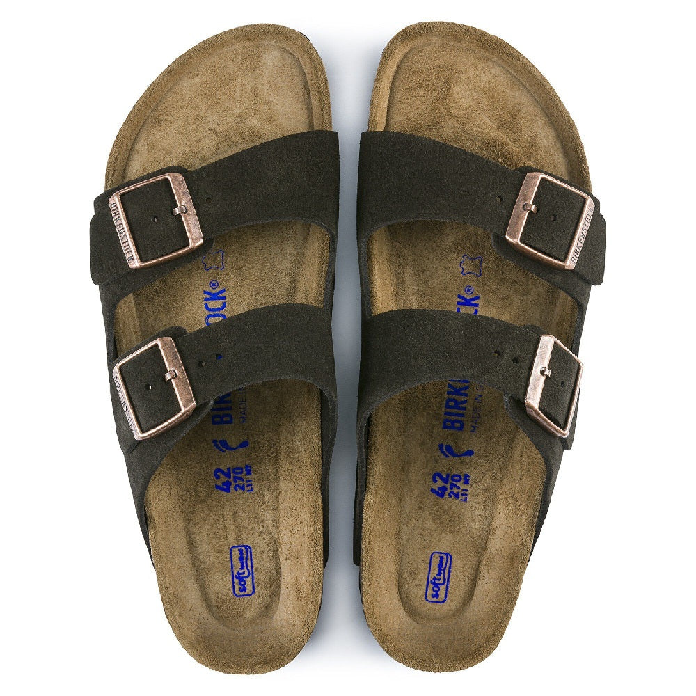 Unisex Birkenstock Arizona Soft Footbed Narrow Fit Mocha (0951313) Sneakers - Premium Brand Shoes for Men and Women