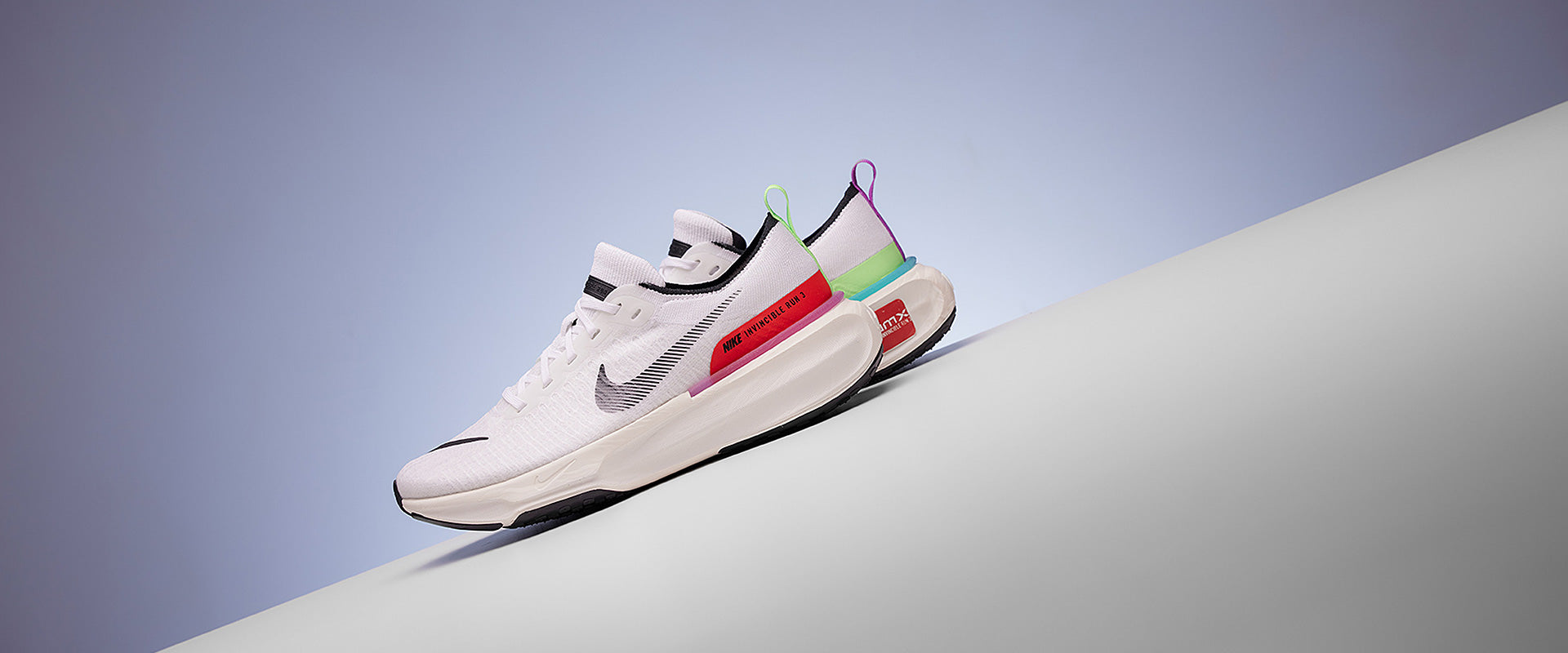 Nike Invincible Run Flyknit 3 - White/Lime Blast-Black