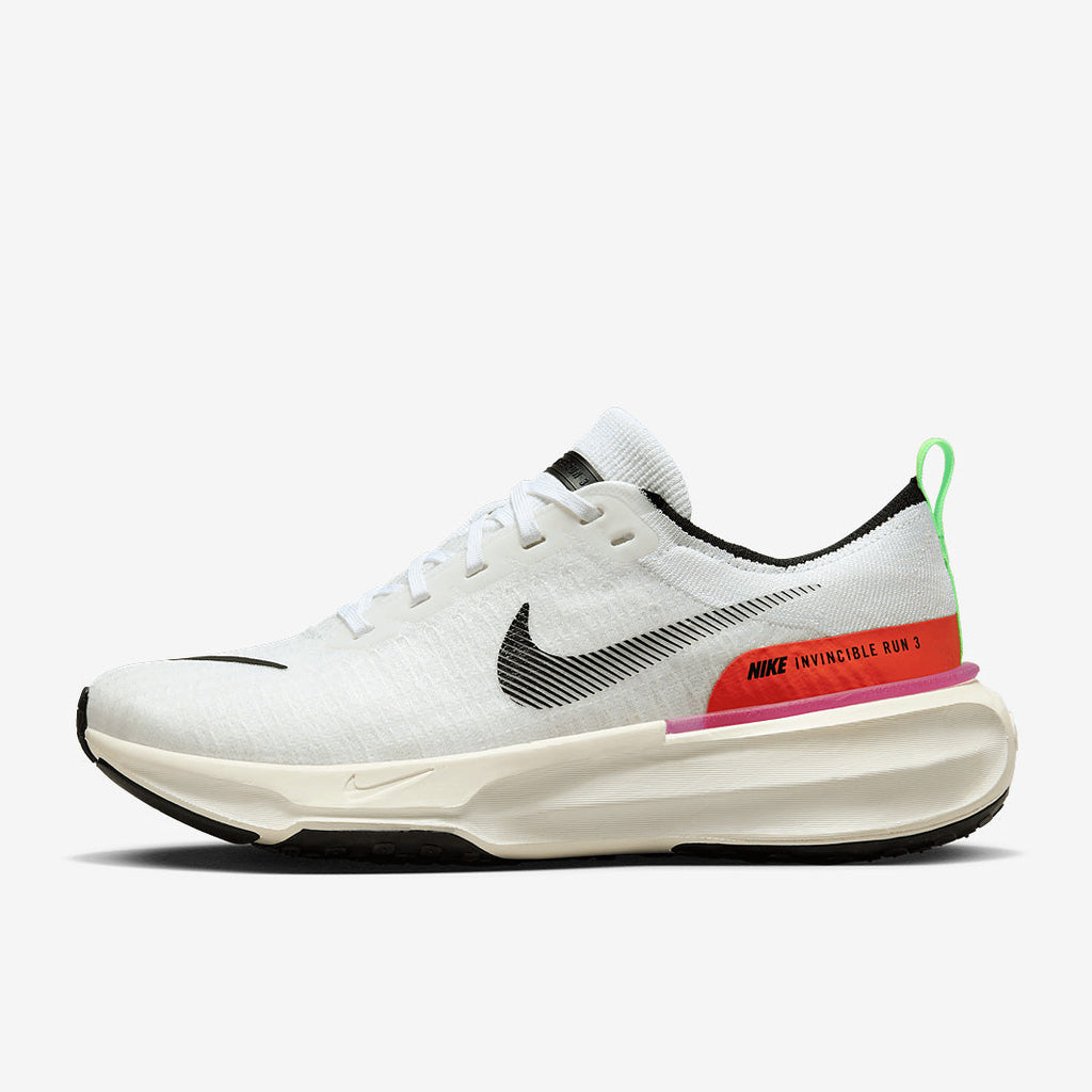 Nike Invincible Run Flyknit 3 - White/Lime Blast-Black