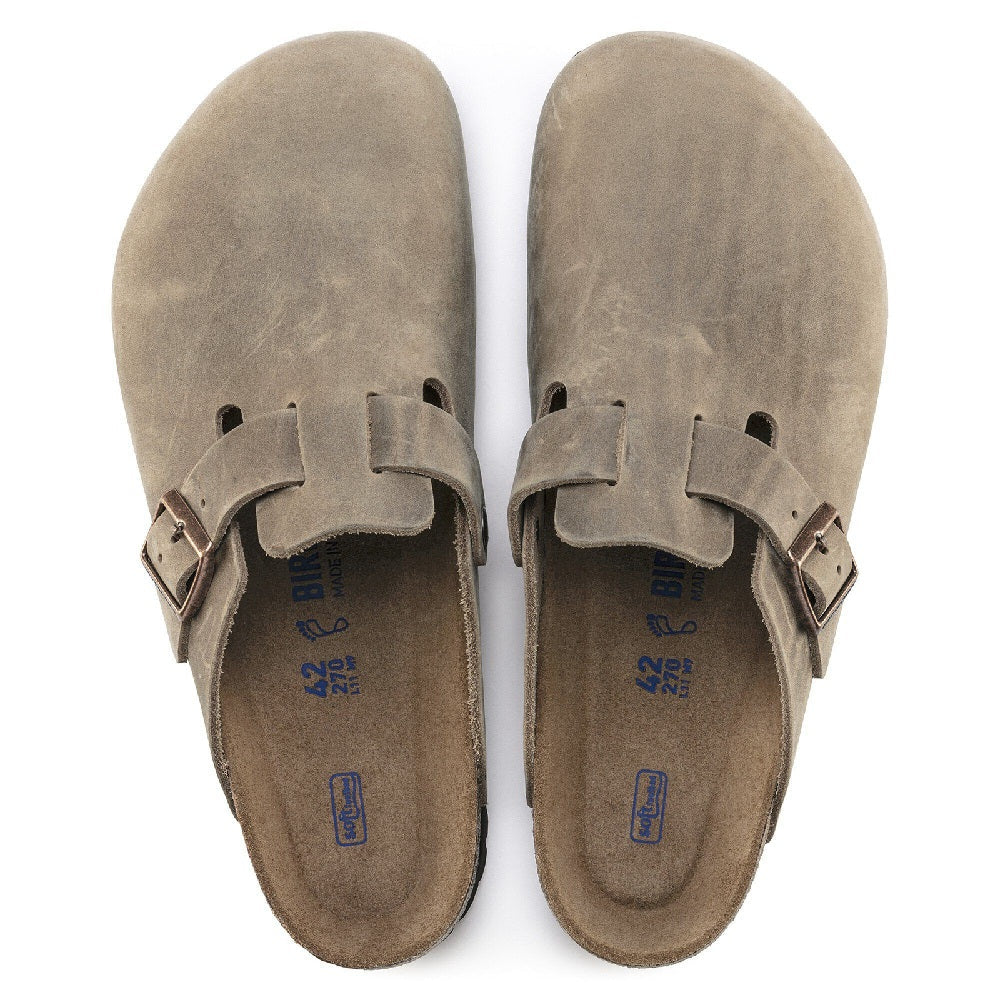 Unisex Birkenstock Boston Soft Footbed Toba Brown (1018147) Sneakers - Premium Brand Shoes for Men and Women