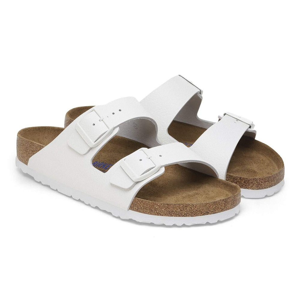 Unisex Birkenstock Arizona Soft Footbed Narrow Fit White (1024952) Sneakers - Premium Brand Shoes for Men and Women