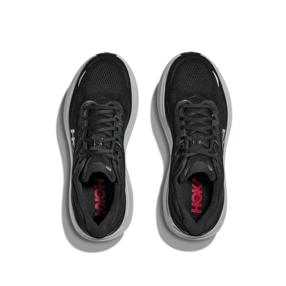 Men's HOKA Bondi 9 Black/vermillion (1162011-bkvr) Sneakers - Premium Brand Shoes for Men and Women
