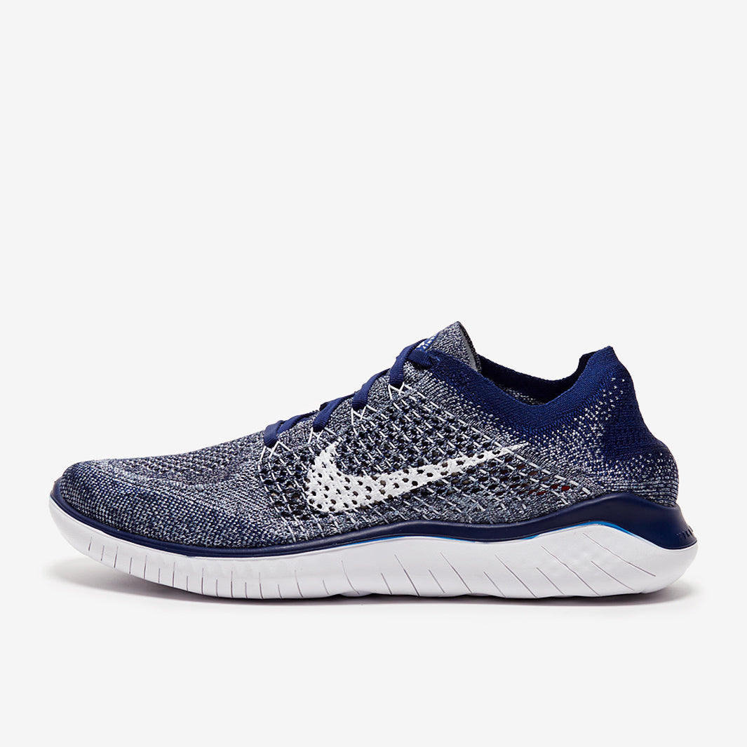 Nike Free Rn Flyknit 2018 -  Blue Void/White-Blue Tint