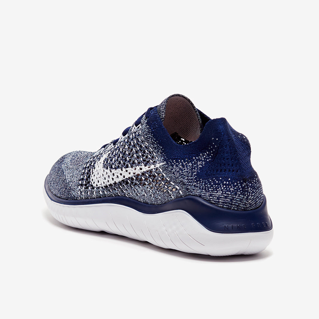 Nike Free Rn Flyknit 2018 -  Blue Void/White-Blue Tint