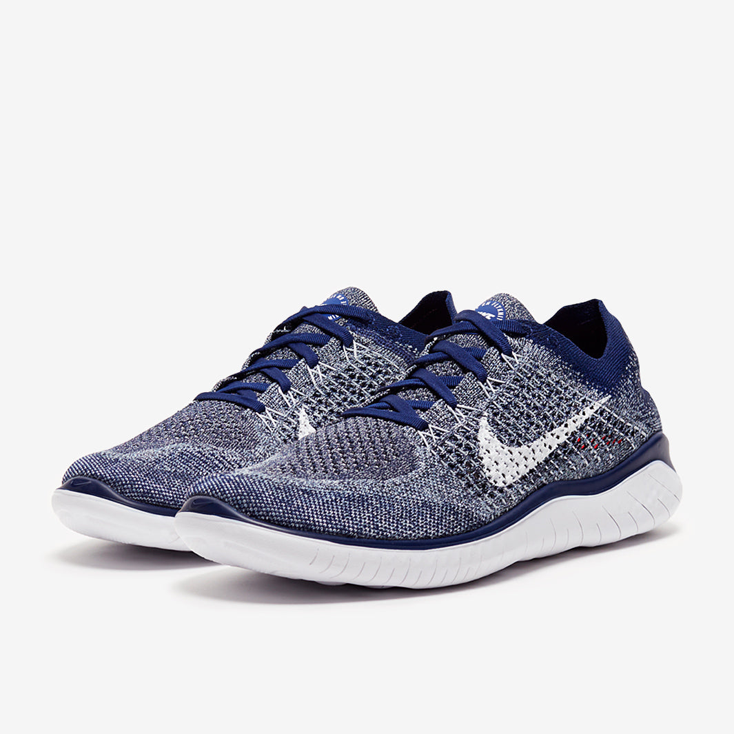 Nike Free Rn Flyknit 2018 -  Blue Void/White-Blue Tint