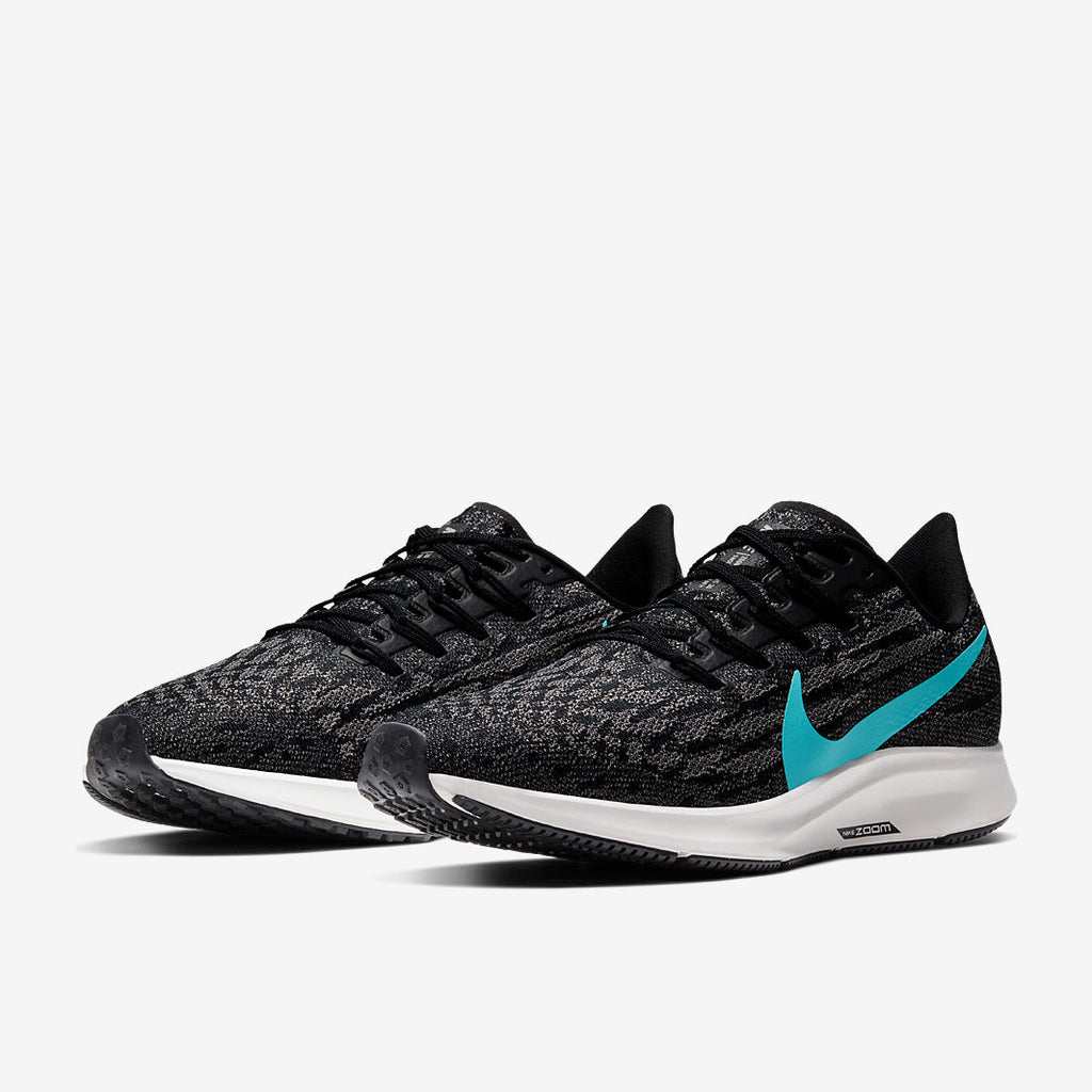 Nike Air Zoom Pegasus 36 -  Black/Aurora Green-Pumice