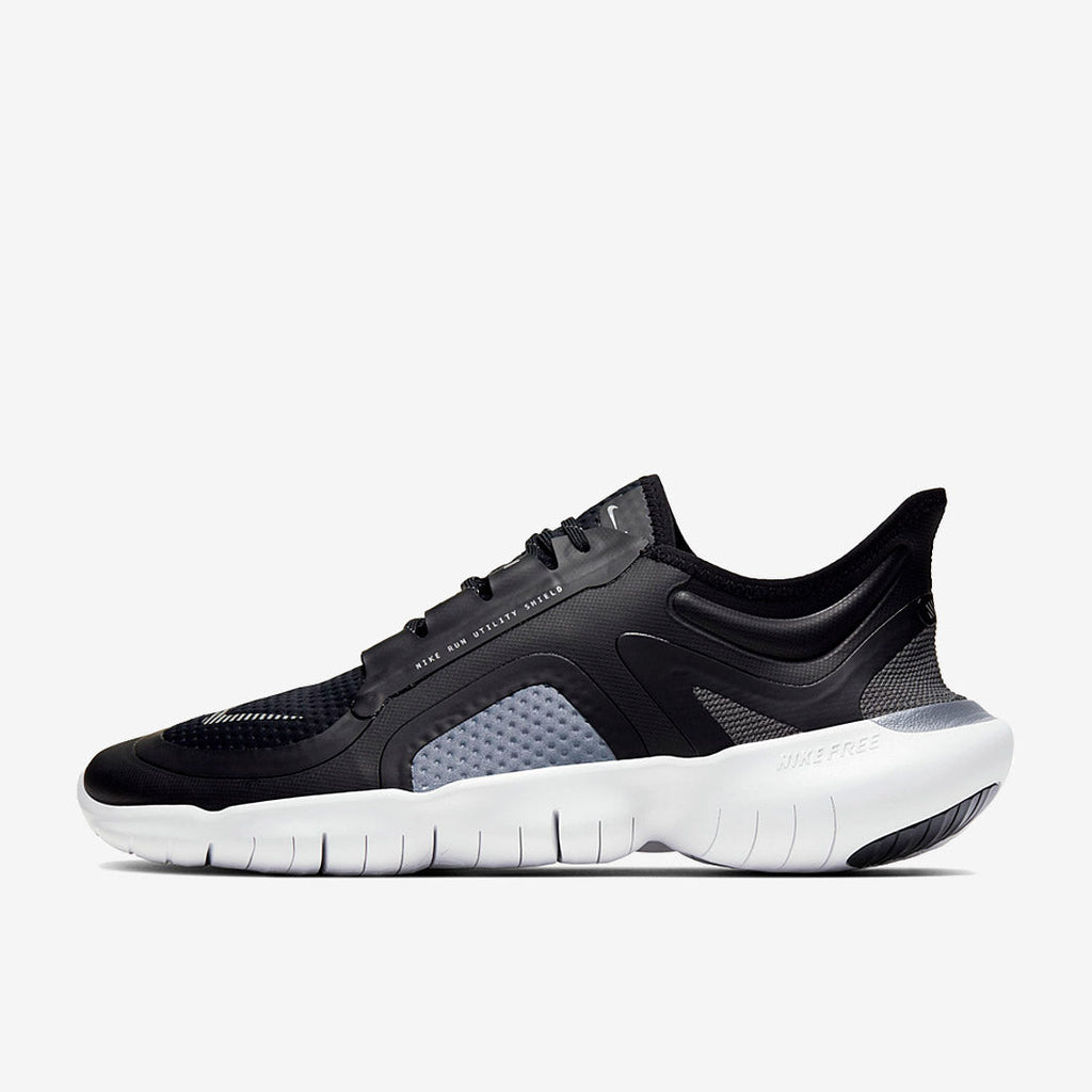 Nike Free RN 5.0 Shield  -  Black/Silver