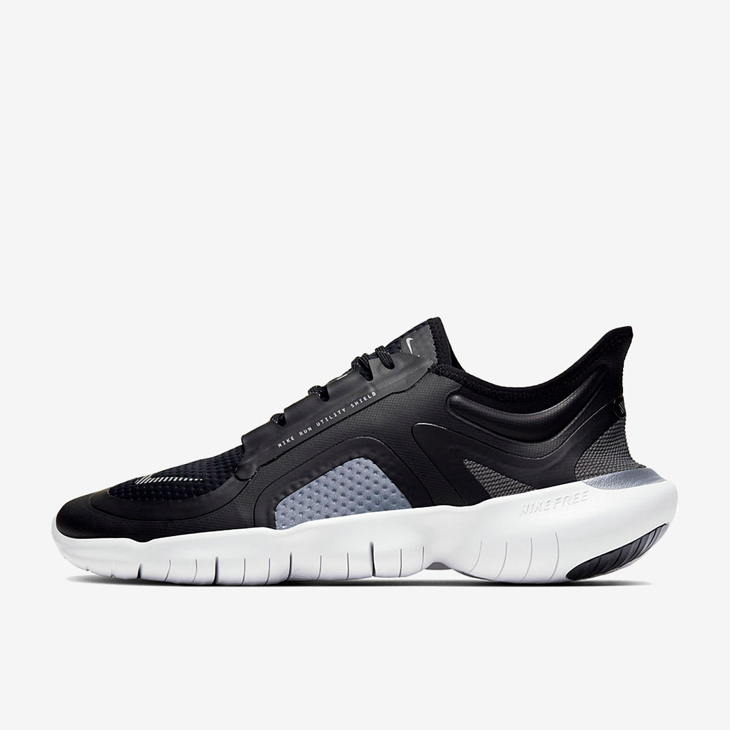 Nike Free RN 5.0 Shield  -  Black/Silver