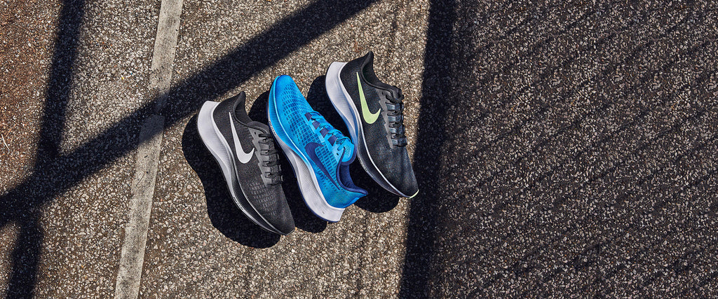 Nike Air Zoom Pegasus 37 - Black/Lime Blast-Blue