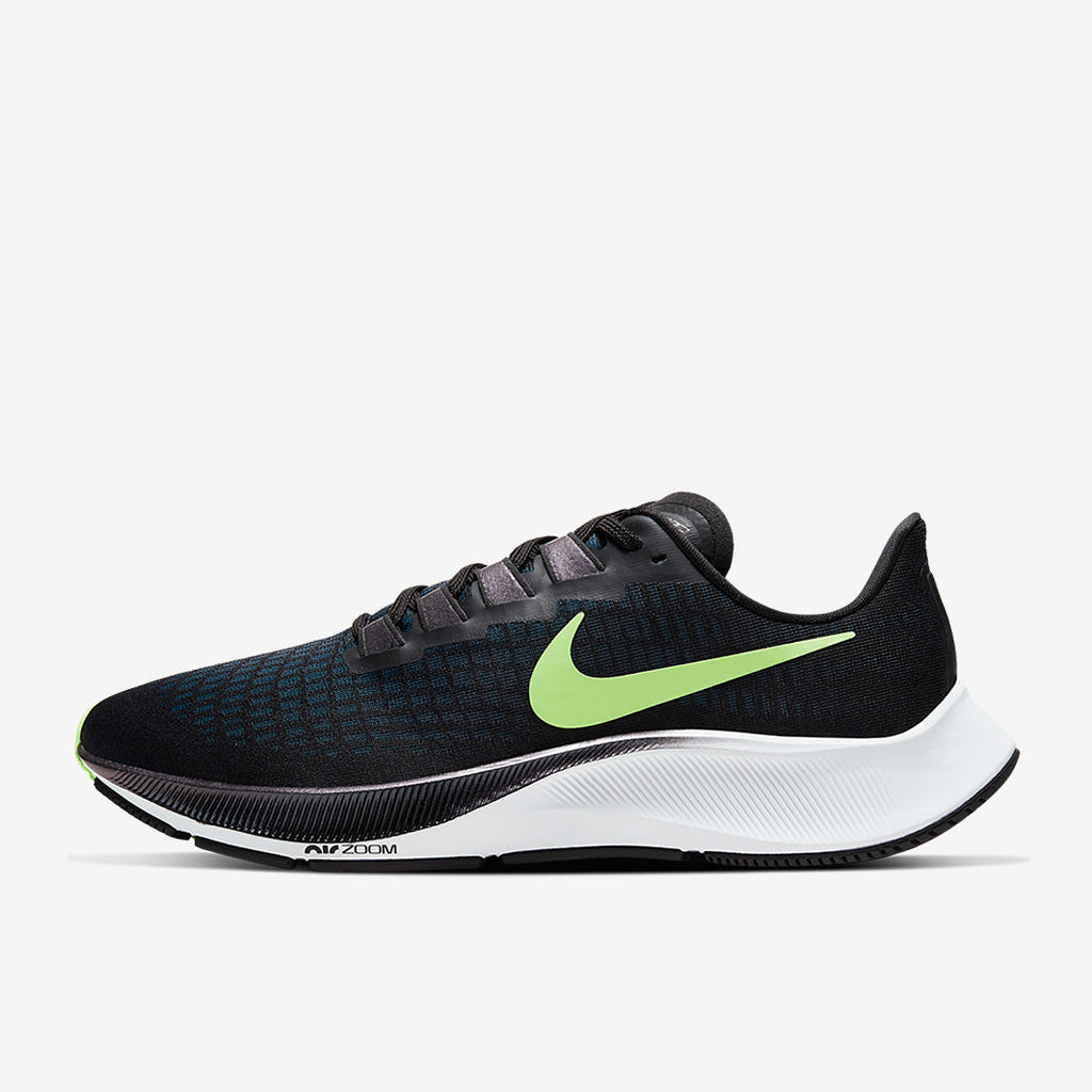 Nike Air Zoom Pegasus 37 - Black/Lime Blast-Blue