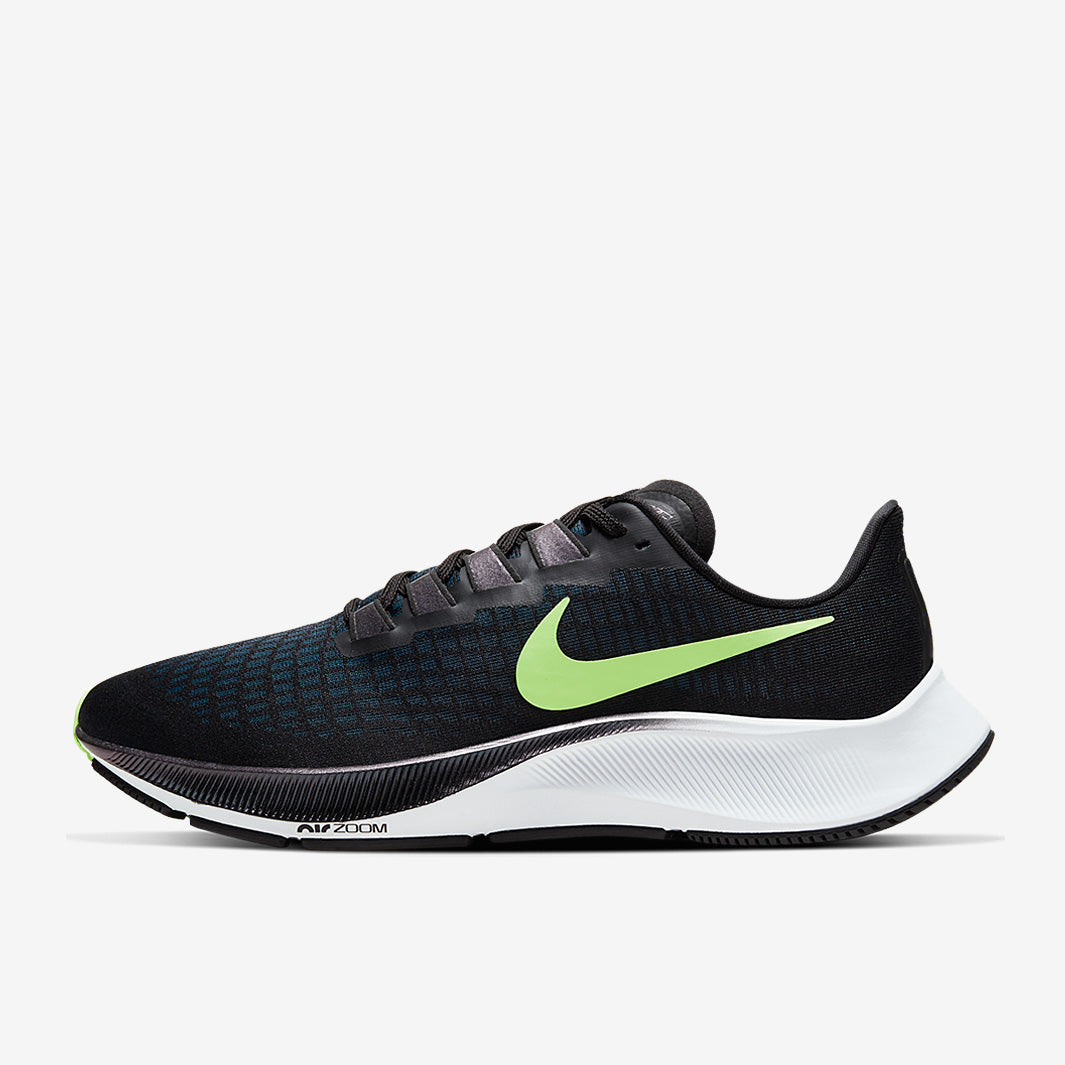 Nike Air Zoom Pegasus 37 - Black/Lime Blast-Blue