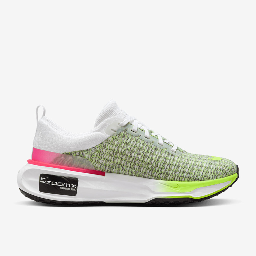 Nike Invincible Run Flyknit 3 - White/Black-Volt
