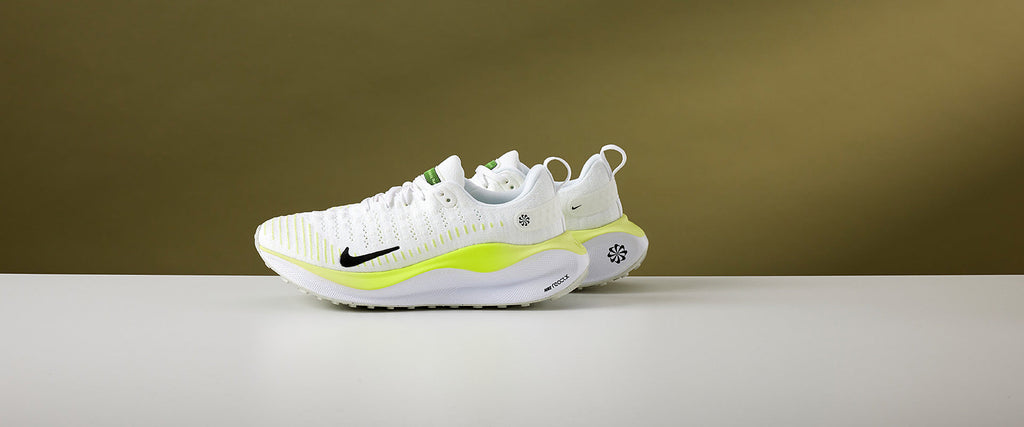 Nike Infinity Run Flyknit 4 - White/Black-LT Lemon Twist
