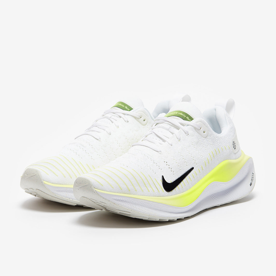 Nike Infinity Run Flyknit 4 - White/Black-LT Lemon Twist
