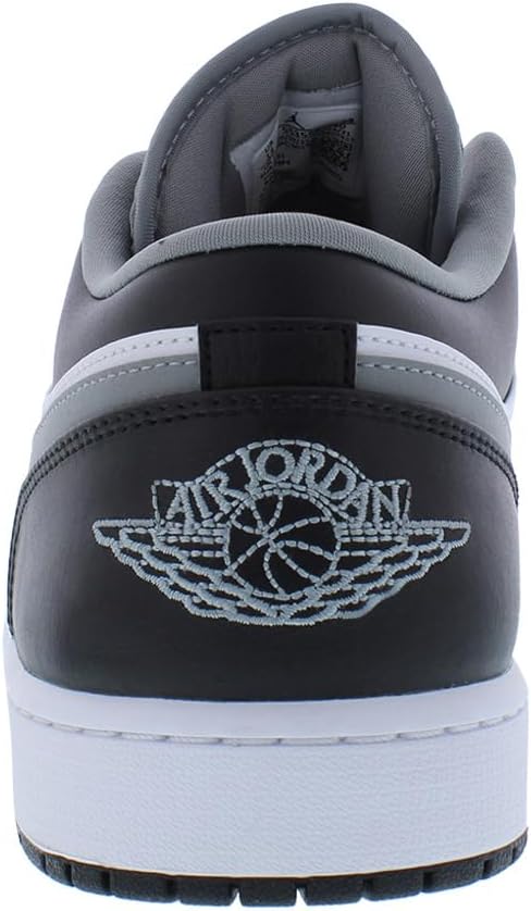 Men's Jordan 1 Low Black/particle Grey-white (553558 040) Sneakers - Premium Brand Shoes for Men and Women