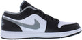 Men's Jordan 1 Low Black/particle Grey-white (553558 040) Sneakers - Premium Brand Shoes for Men and Women