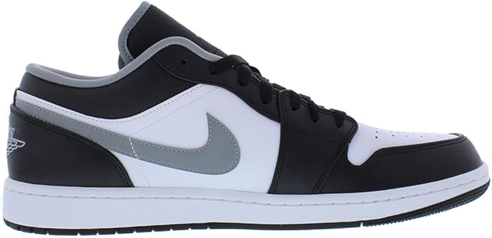 Men's Jordan 1 Low Black/particle Grey-white (553558 040) Sneakers - Premium Brand Shoes for Men and Women