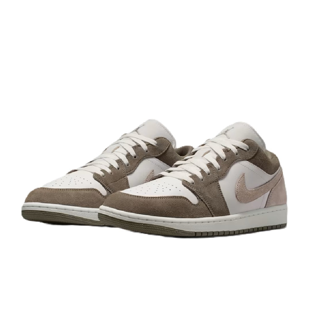 Men's Jordan 1 Low Olive Grey/enigma Stone (553558 046) Sneakers - Premium Brand Shoes for Men and Women
