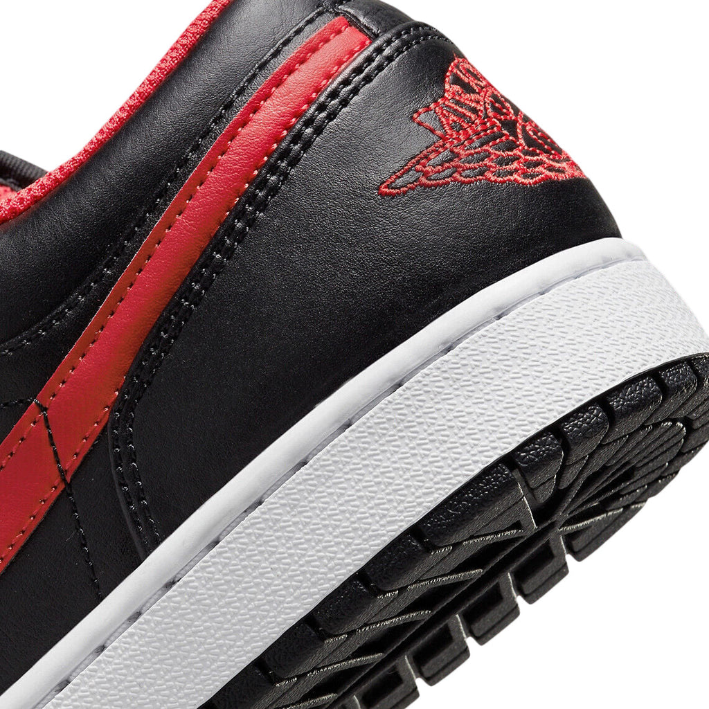 Men's Jordan 1 Low "white Toe" Black/fire Red-white (553558 063) Sneakers - Premium Brand Shoes for Men and Women