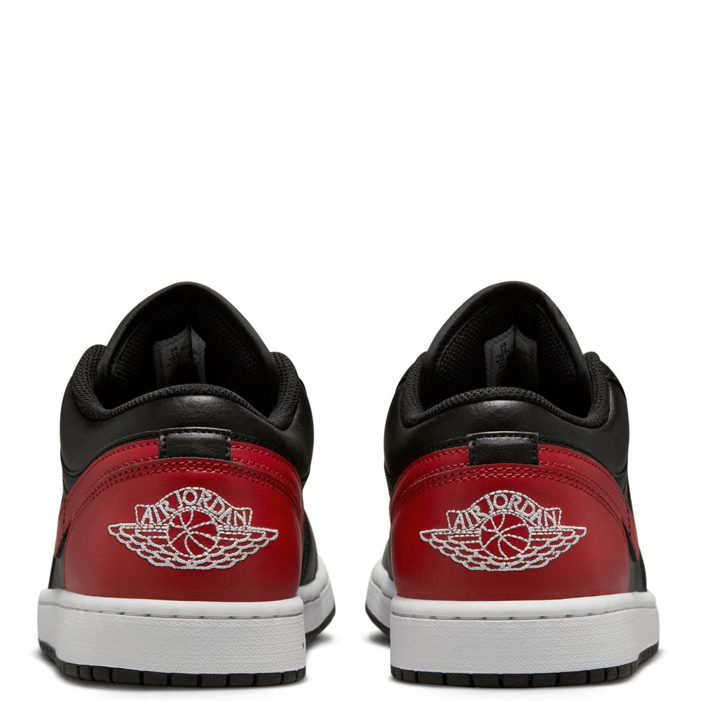 Men's Jordan 1 Low Black/varsity Red-summit White (553558 067) Sneakers - Premium Brand Shoes for Men and Women