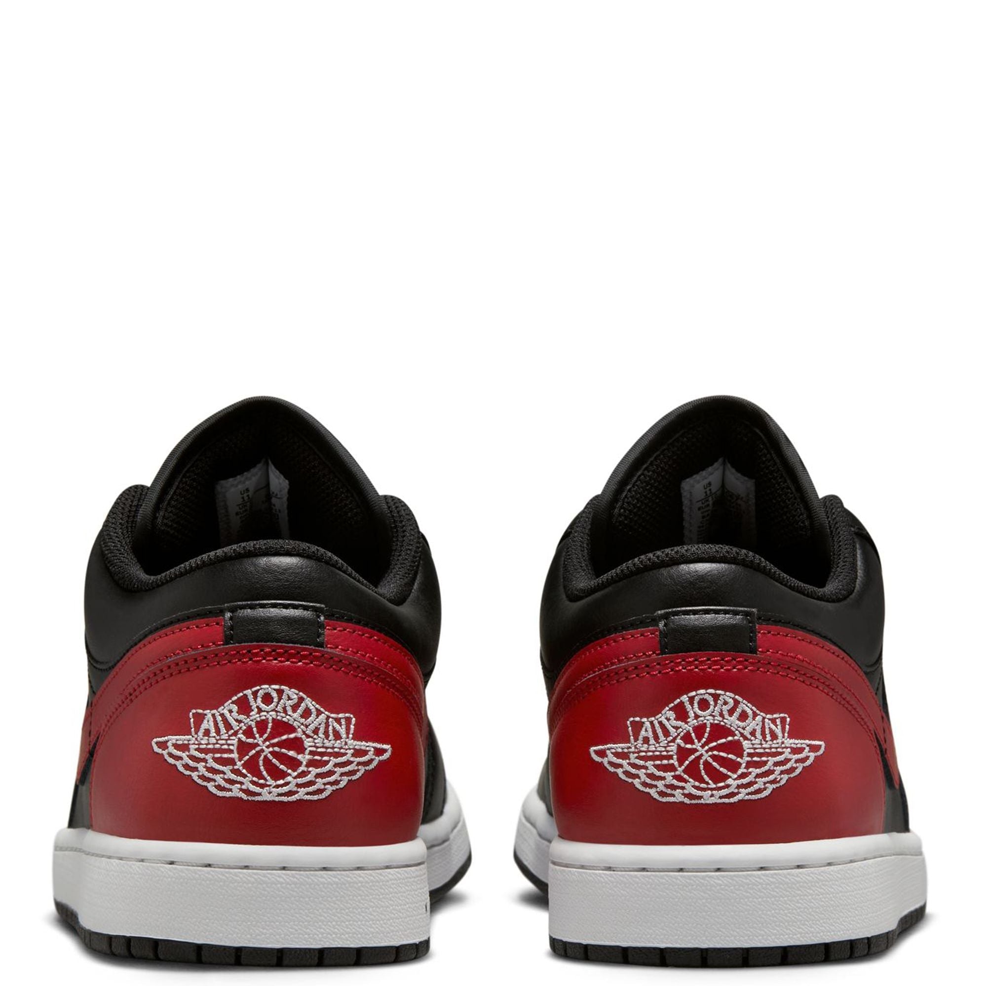 Men's Jordan 1 Low Black/varsity Red-summit White (553558 067) Sneakers - Premium Brand Shoes for Men and Women