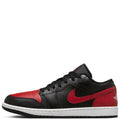 Men's Jordan 1 Low Black/varsity Red-summit White (553558 067) Sneakers - Premium Brand Shoes for Men and Women