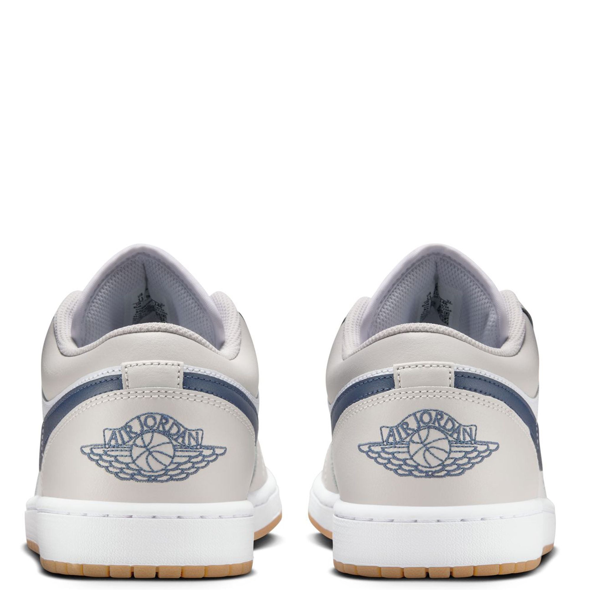Men's Jordan 1 Low White/midnight Navy (553558 146) Sneakers - Premium Brand Shoes for Men and Women
