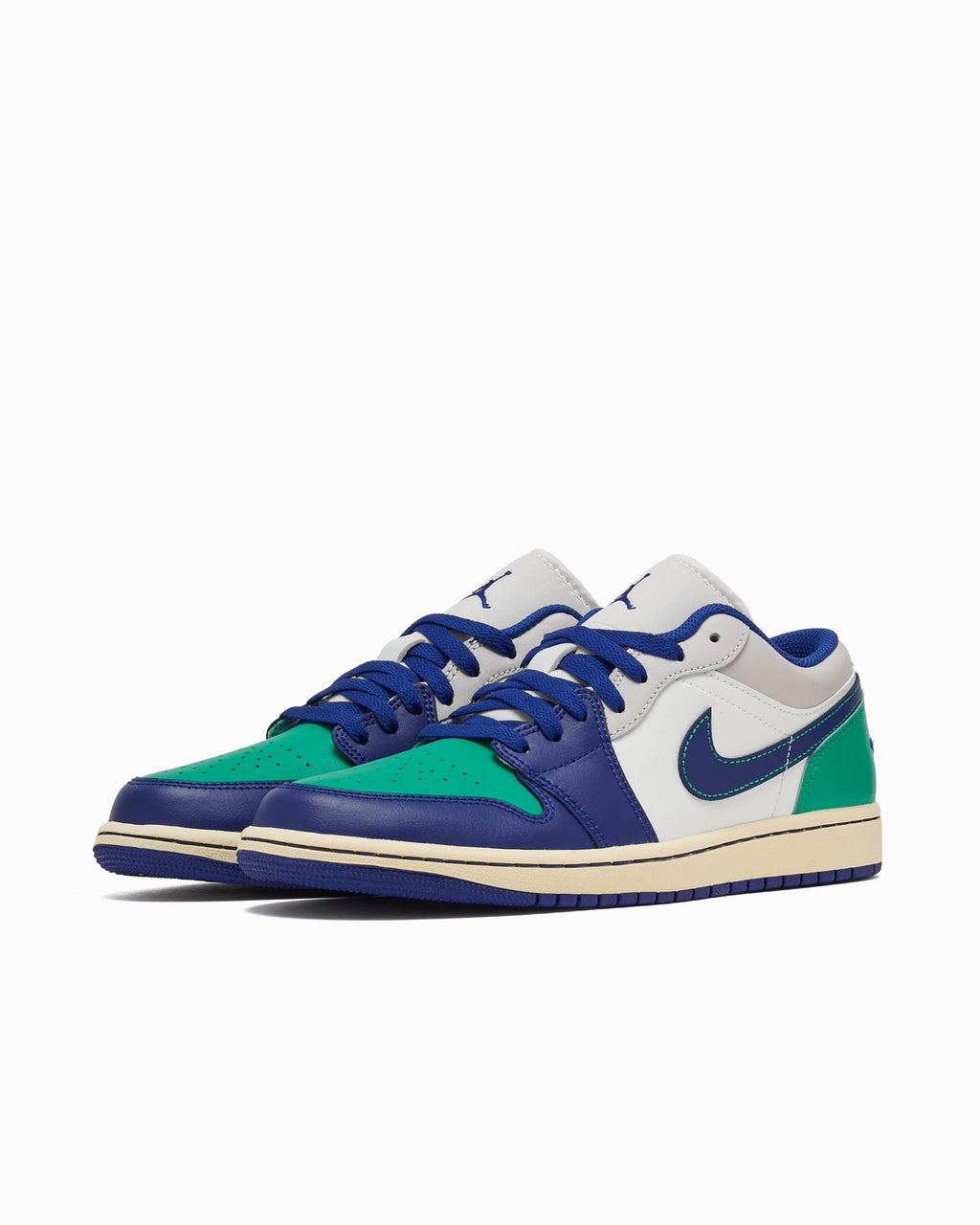 Men's Jordan 1 Low Sail/deep Royal Blue (553558 147) Sneakers - Premium Brand Shoes for Men and Women