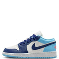 Men's Jordan 1 Low Sail/blue Void-blue Chill (553558 149) Sneakers - Premium Brand Shoes for Men and Women