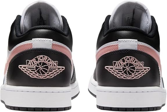 Men's Jordan 1 Low White/rust Pink-black (553558 165) Sneakers - Premium Brand Shoes for Men and Women