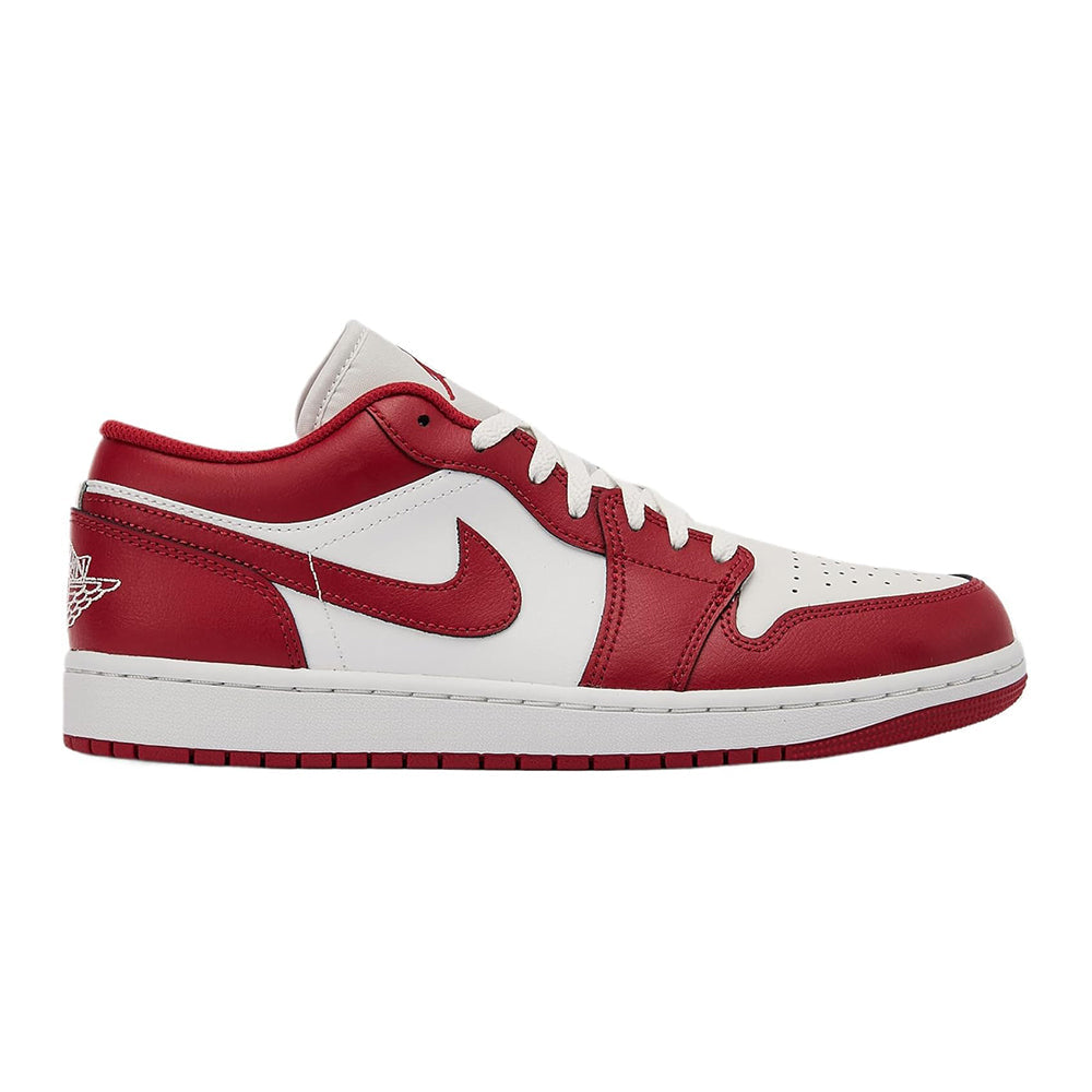 Men's Jordan 1 Low Summit White/varsity Red (553558 166) Sneakers - Premium Brand Shoes for Men and Women