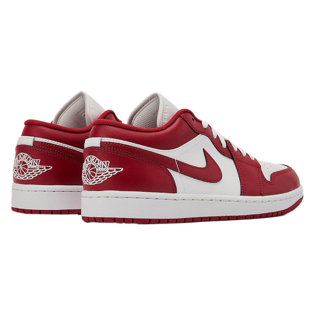 Men's Jordan 1 Low Summit White/varsity Red (553558 166) Sneakers - Premium Brand Shoes for Men and Women