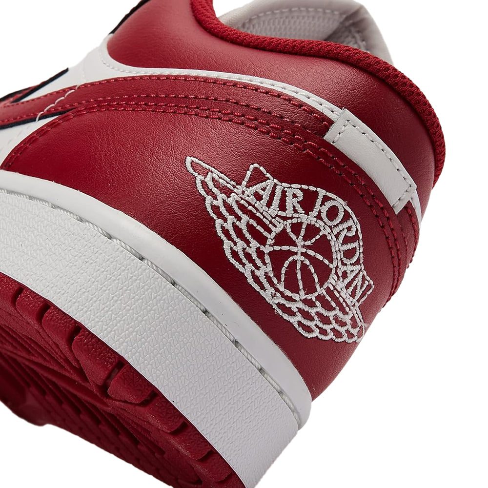 Men's Jordan 1 Low Summit White/varsity Red (553558 166) Sneakers - Premium Brand Shoes for Men and Women