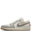 Men's Jordan 1 Low Sail/fire Red-college Grey (553558 169) Sneakers - Premium Brand Shoes for Men and Women