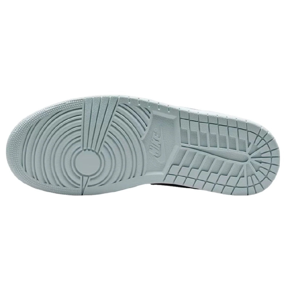 Men's Jordan 1 Low Aura/squadron Blue-white (553558 400) Sneakers - Premium Brand Shoes for Men and Women