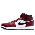 Men's Jordan 1 Mid Black/black-gym Red (554724 069) Sneakers - Premium Brand Shoes for Men and Women