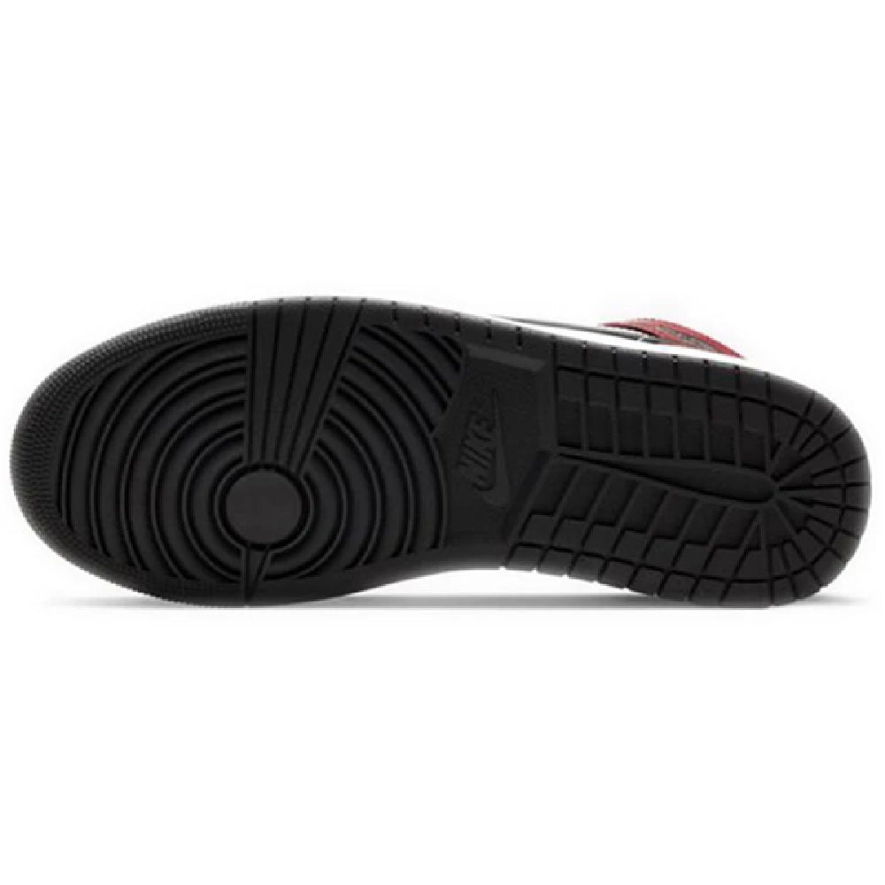 Men's Jordan 1 Mid Black/black-gym Red (554724 069) Sneakers - Premium Brand Shoes for Men and Women