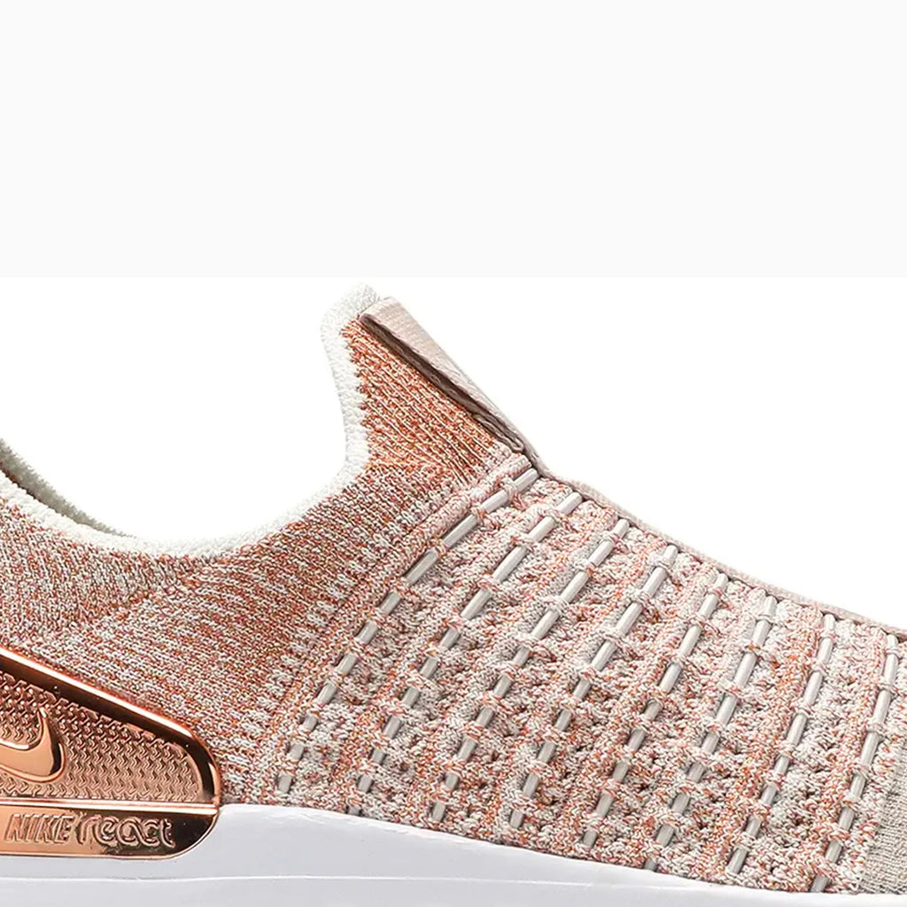 Nike React Phantom Run Flyknit 2 Premium 'Fossil Stone Metallic' Women's (2020)