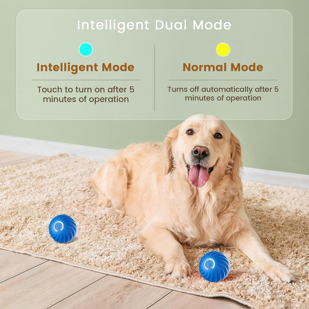 Gravity Bouncing Dog Ball Interactive Pet Chew Toy